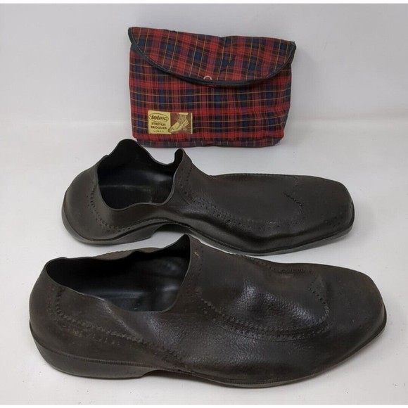 Totes Size Large Men Rubber Dress Shoe Protective Overshoes Oxford Brouges 10 11 - Picture 1 of 14